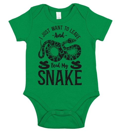 Snake Serpent Vintage I Just Want Short Sleeve Baby One-Piece