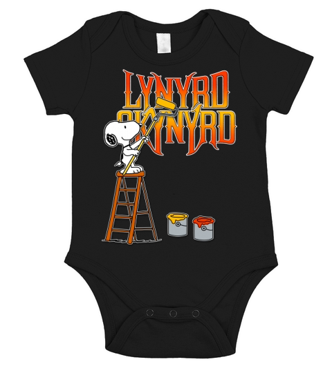 Snoopy drawing Lynyrd Skynyrd - Baby Onesie Short Sleeve Baby One-Piece
