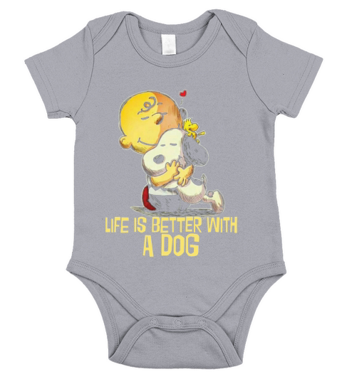 Snoopy Short Sleeve Baby One-Piece