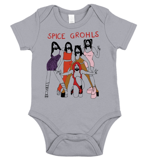 Spice Grohls Girls  - Classic Guys / Unisex Tee Short Sleeve Baby One-Piece