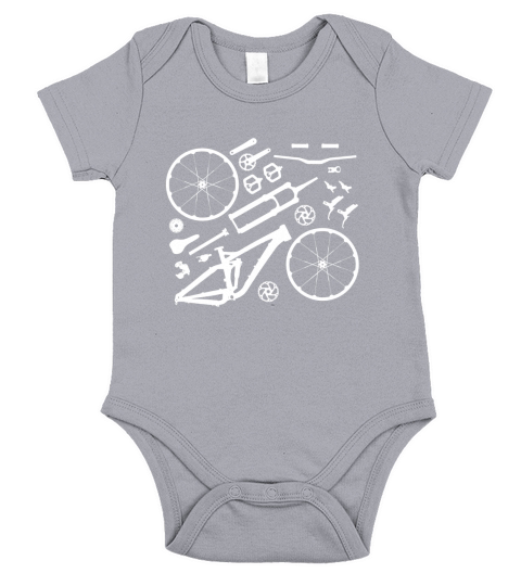 T-shirt VTT avec freeride et vélo de montagne Short Sleeve Baby One-Piece