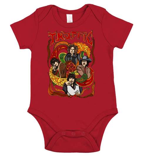 Traffic Band Tshirt Short Sleeve Baby One-Piece