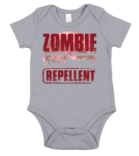 Zombie Repellent For The Coming Zombie Apocalypse Short Sleeve Baby One-Piece