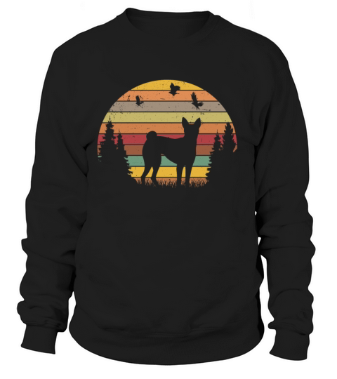 Basenji Retro Congo Terrier Vintage Sweatshirt Unisex