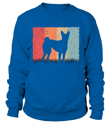 Basenji Retro Congo Terrier Vintage Sweatshirt Unisex