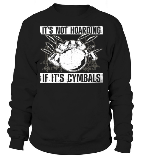 Drummer Drum Set Cymbal Vintage Sweatshirt Unisex