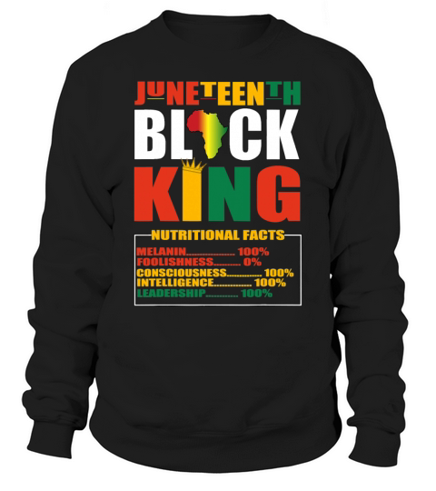 Juneteenth Celebrate Black Freedom 1865 June 19th Sweatshirt Unisex