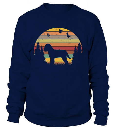 Lagotto Romagnolo Retro Truffle Search Dog Vintage Sweatshirt Unisex