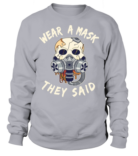 Skull Horror Gasmask gas mask gift Sweatshirt Unisex