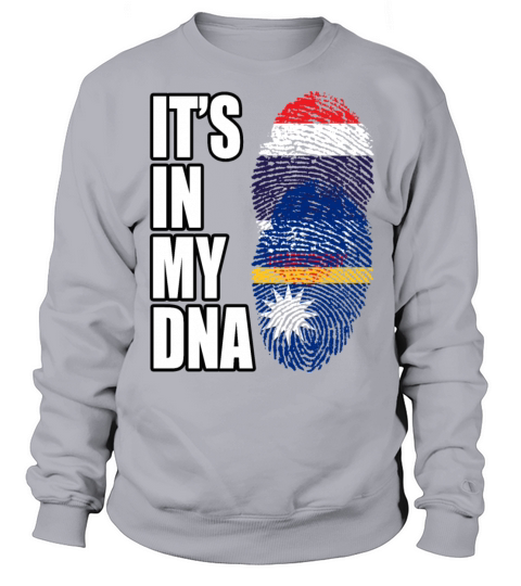 Thai And Nauruan Vintage Heritage DNA Flag Sweatshirt Unisex