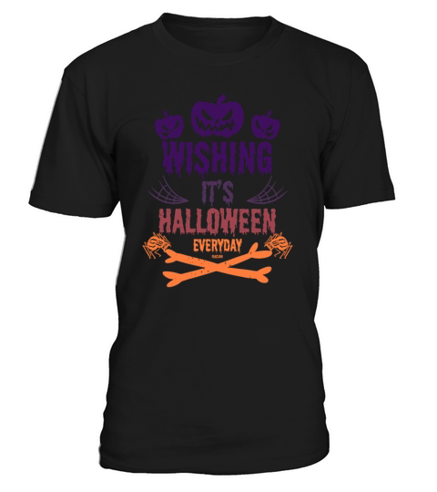 Every day Halloween Horror pumpkin with spider T-Shirt Unisex