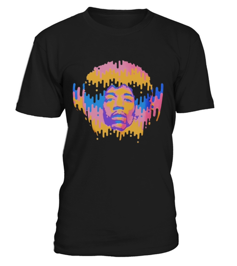 Jimi Hendrix Neon Melt T-Shirt Unisex