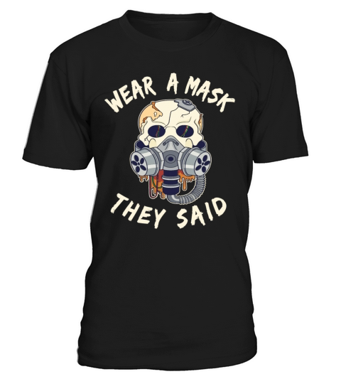 Skull Horror Gasmask gas mask gift T-Shirt Unisex