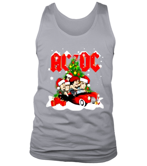 ACDC driving car Christmas tree shirt Tank Top Unisex