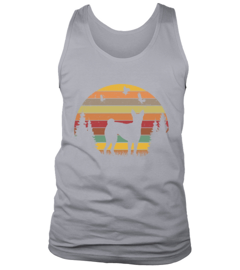 Basenji Retro Congo Terrier Vintage Tank Top Unisex
