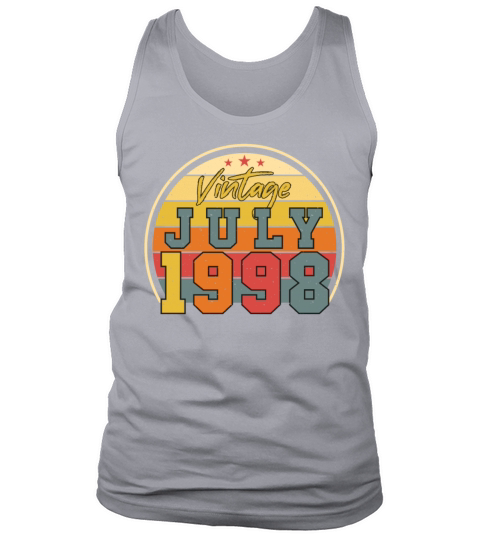Birth Month July 1998 Tank Top Unisex