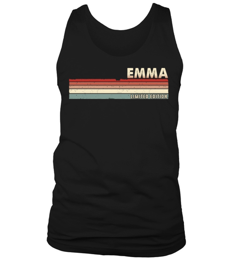 Emma Funny Retro Vintage Name Surname 80s 90s Tank Top Unisex