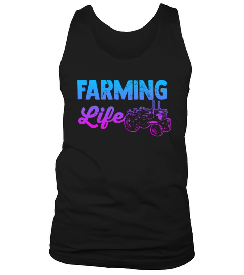 Farming Life Tractor Work Life Balance Harvest Job Tank Top Unisex