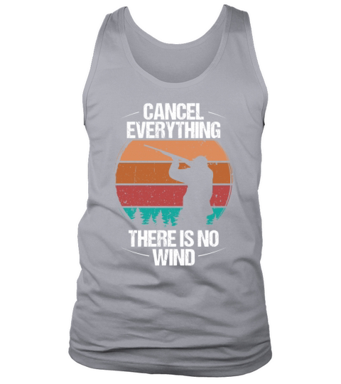 Funny Hunter Vintage There is no Wind Wild Boar Tank Top Unisex