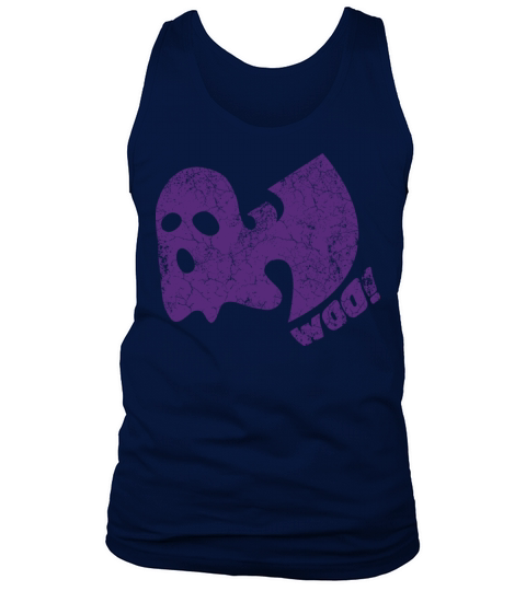 halloween ghost woo wutang dark purple Tank Top Unisex