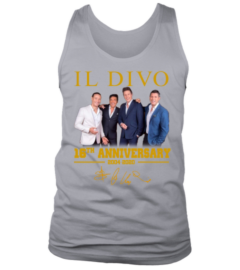 Il Divo 16th Anniversary from 2004 to 2020 Signature Tank Top Unisex