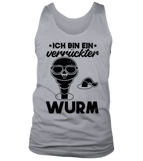 Im A Crazy Worm Cool Compost Worm With Sunglasses Tank Top Unisex