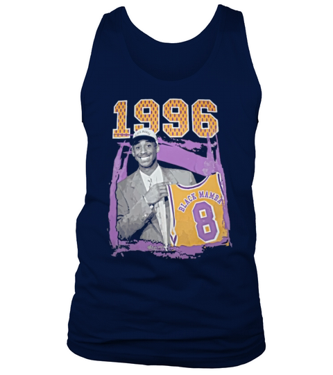 Kobe-Bryant 1996 Draft Day Black Mamba Number 8 Tribute T Shirt Tank Top Unisex