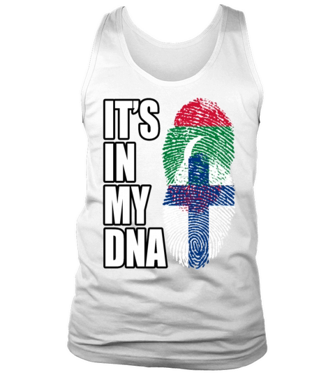 Maldivian And Finland Mix Heritage DNA Flag Tank Top Unisex