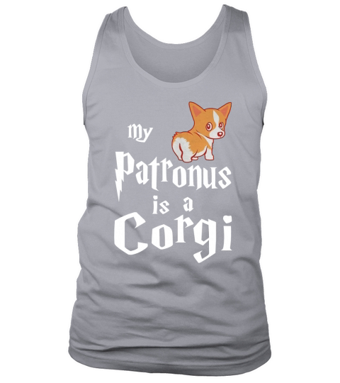 Mein Patronus ist ein Corgi Shirt Black Youth Tank Top Unisex