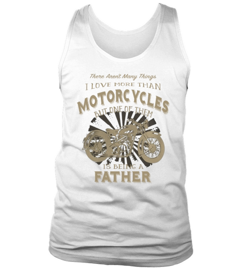 Motorcycle Father Shirt Funny Vintage Biker Dad T-Shirt Tank Top Unisex