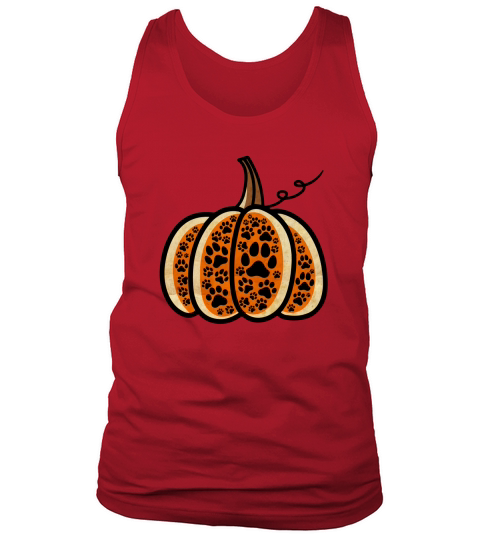 Paws Pumpkin Funny Halloween Costume Tank Top Unisex