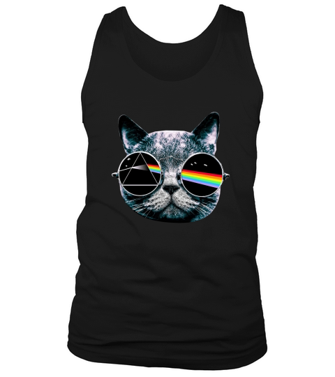 Pink Floyd Dark Side Of The Cat Mens T-Shirt Tank Top Unisex