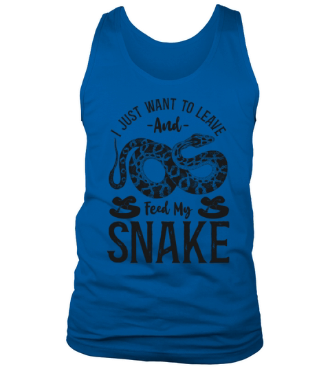 Snake Serpent Vintage I Just Want Tank Top Unisex