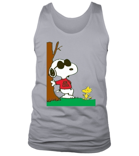 Snoopy Joe Cool And Woodstock T shirt Tank Top Unisex