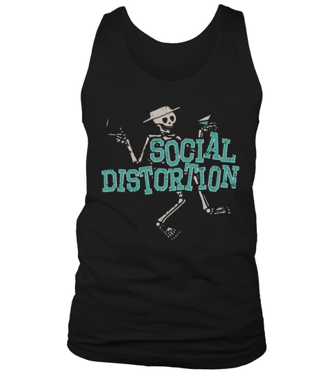 Social Distortion Green logo T-Shirt Tank Top Unisex