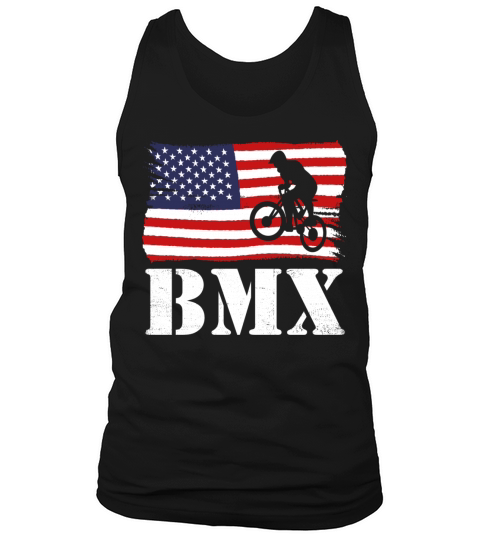 USA American Flag BMX Sport Bike Biking Tank Top Unisex