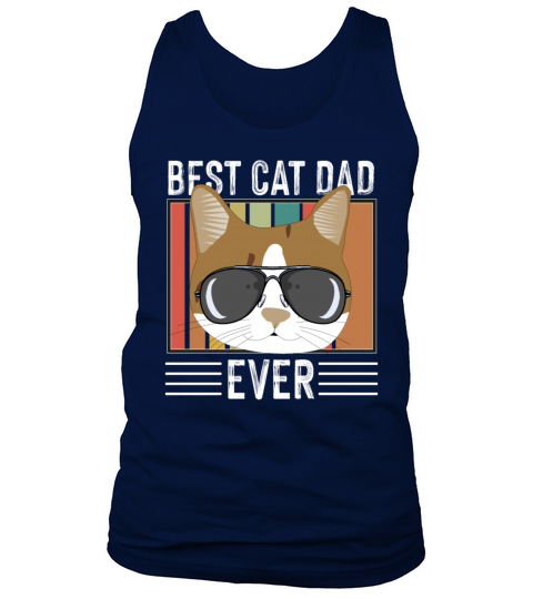 Vintage Best Cat Dad Ever Bump tee T Shirt Tank Top Unisex