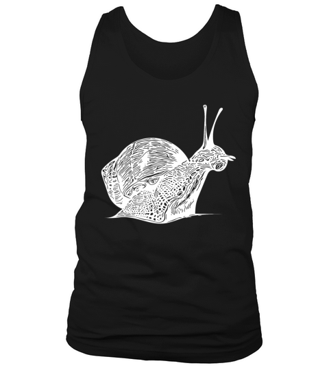 Vintage Realistic Snail Tank Top Unisex