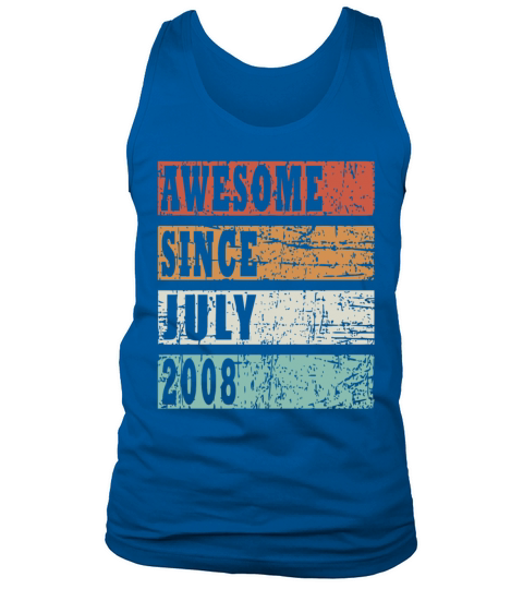 Year of construction 2008 July born gift idea Tank Top Unisex