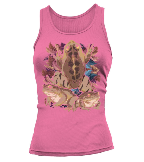 Amphibians animal motif gift frog vintage toad Tank top Woman