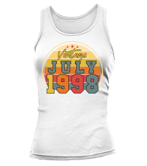 Birth Month July 1998 Tank top Woman