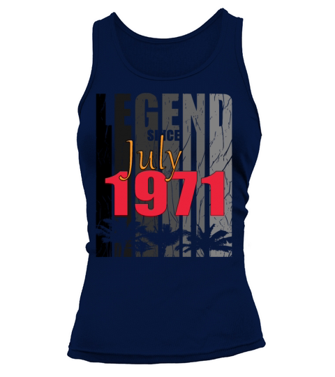 born 1971 july vintage gift Tank top Woman
