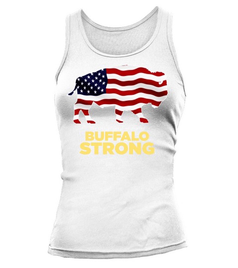 Buffalo Strong USA Flag Tank top Woman