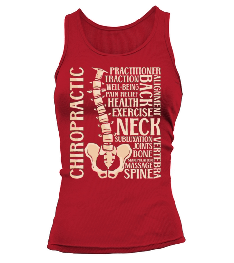 Chiropractic Spine Therapist Chiropractor Chiro Tank top Woman