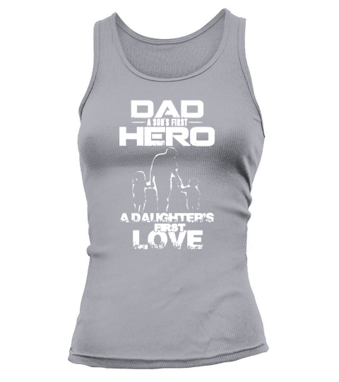DAD A SONS FIRST HERO Tank top Woman
