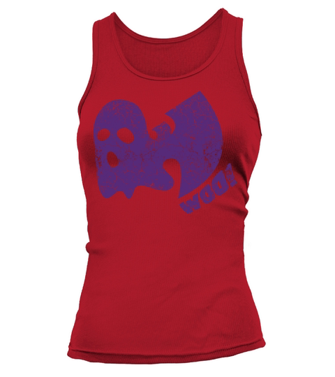 halloween ghost woo wutang dark purple Tank top Woman