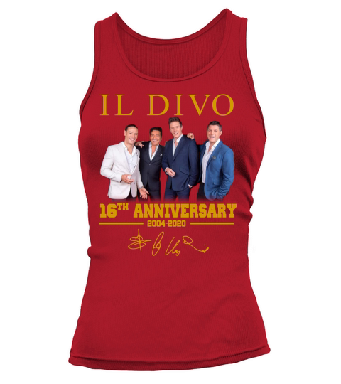 Il Divo 16th Anniversary from 2004 to 2020 Signature Tank top Woman