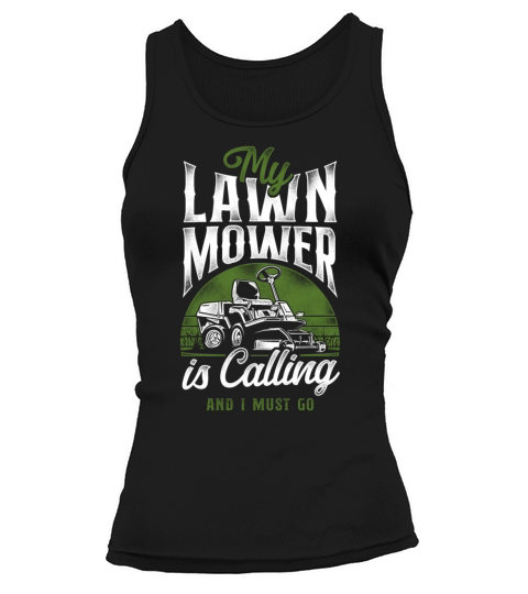 Lawn Mower Mowing Dad Father Tank top Woman
