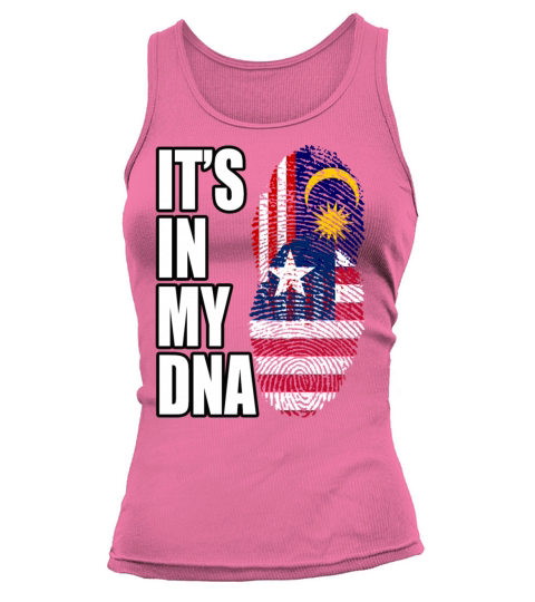 Malaysian And Liberian Mix Heritage DNA Flag Tank top Woman