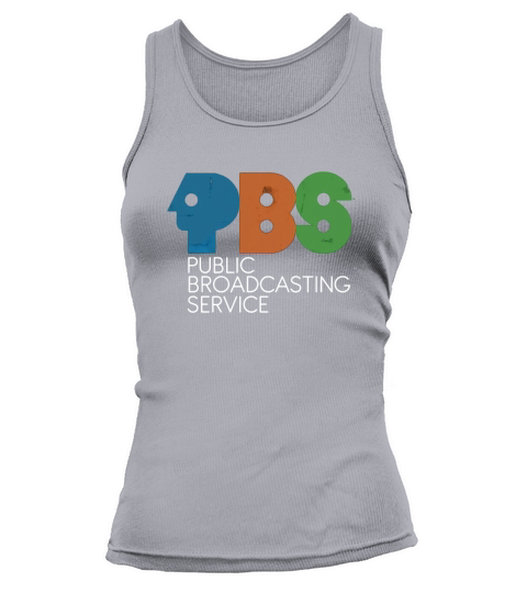 PBS Vintage Logo Distressed Tank top Woman